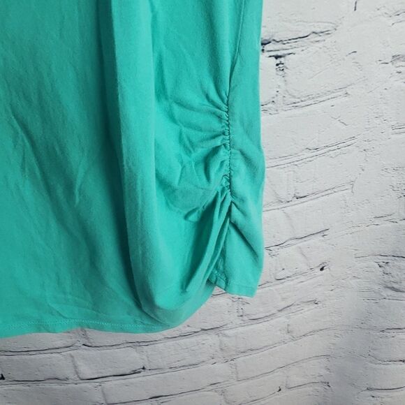 BumpStart Aquamarine Maternity Top - Picture 5 of 8